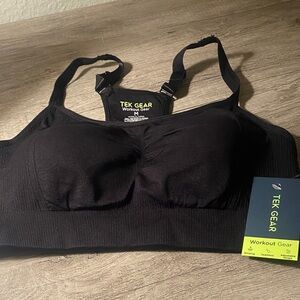 Tek Gear Midnight Black Sports Bra